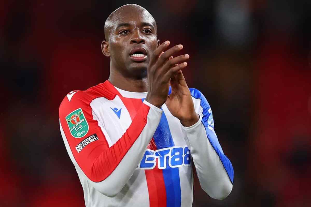 Jean-Philippe Mateta in campo con il Crystal Palace 