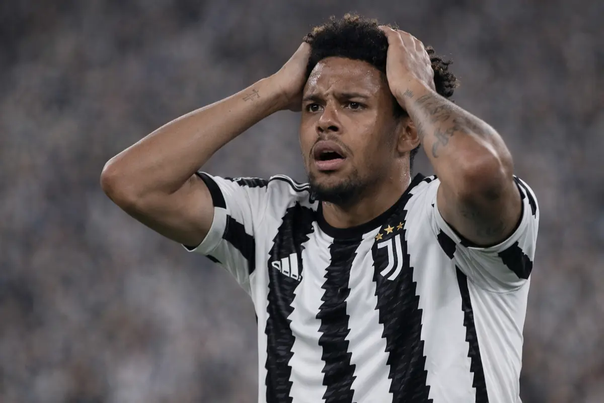 Giocatore della Juve disperato